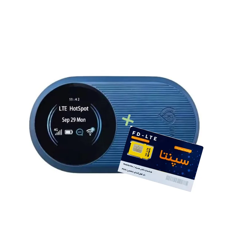 8 (4) مودم سیم کارتی آنلاک 4G جیبی CAT4 گریتن مدل Grayten GT10s به همراه سیم کارت سپنتا - Image 1