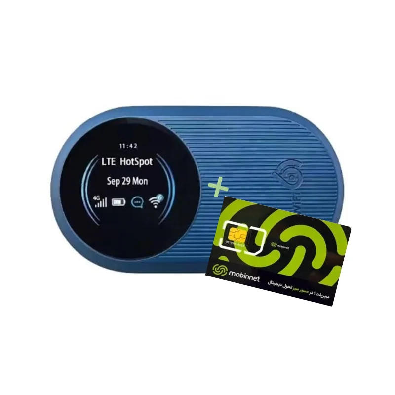 9 (1) مودم سیم کارتی آنلاک 4G جیبی CAT4 گریتن مدل Grayten GT10s به همراه سیم کارت 360 درجه مبین نت و 100گیگ حجم اولیه - Image 1